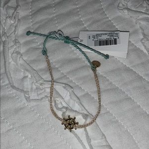 Pura Vida anchor charm bracelet